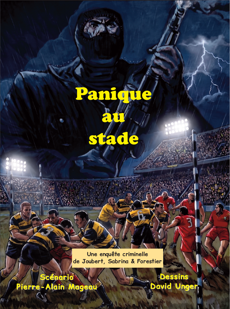BD Panique au stade Format 24x32 couleur cartonné (Copie)